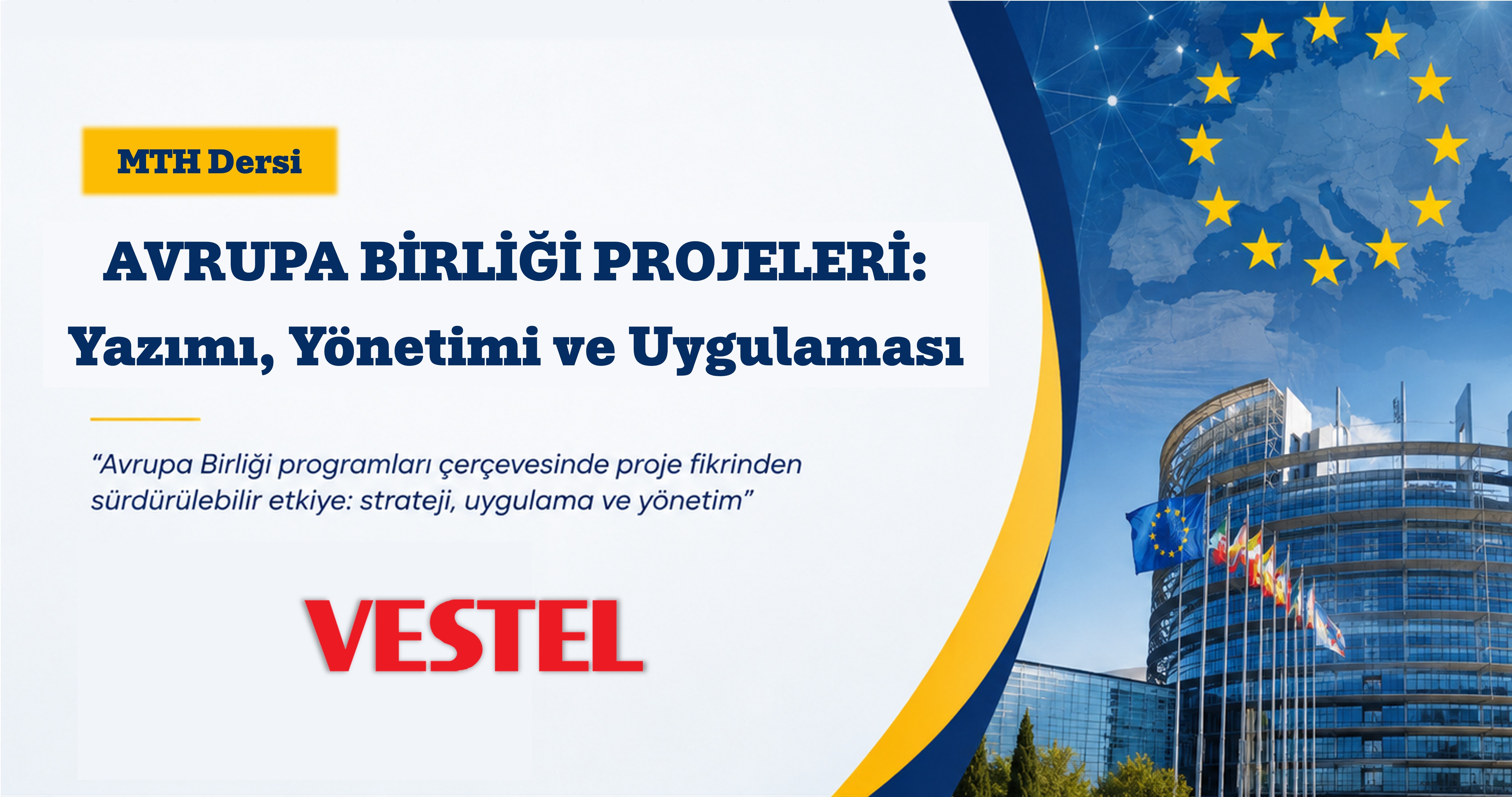 Vestel - Avrupa Birliği Projeleri: Yazımı, Yönetimi ve Uygulaması MTH_2627_170